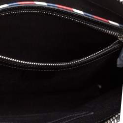 مملوكة مسبقًا Gucci Black GG Supreme Coated Canvas and Leather Night Courrier Messenger Bag