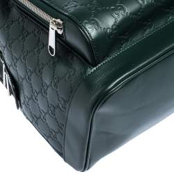 Gucci Green Guccissima Leather Backpack