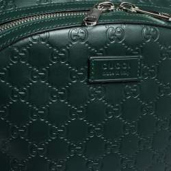 Gucci Green Guccissima Leather Backpack
