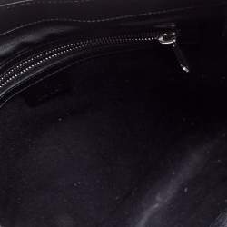 Gucci Black GG Supreme Canvas and Leather Messenger Bag