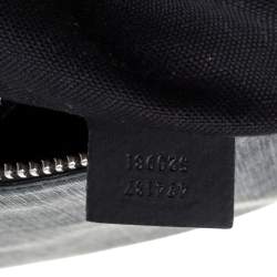 Gucci Black GG Supreme Canvas and Leather Messenger Bag
