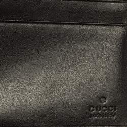 Gucci Black/Brown GG Canvas Bi-Fold Wallet