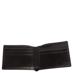 Gucci Black/Brown GG Canvas Bi-Fold Wallet