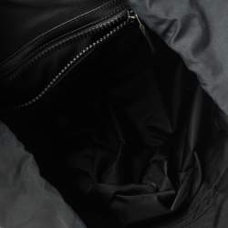 Gucci Black Mesh Fabric Hollywood Embroidered Backpack