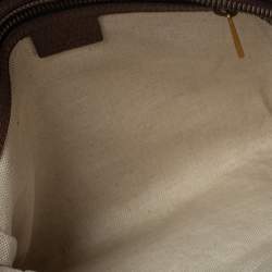 Gucci Brown/Beige GG Supreme Canvas and Leather Small Ophidia Messenger Bag