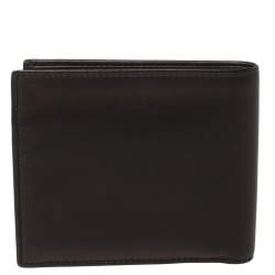 مملوكة مسبقًا Gucci Black Leather GG Marmont Bifold Wallet