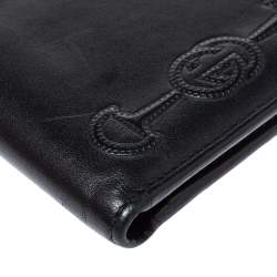 Gucci Black Leather Bifold Wallet