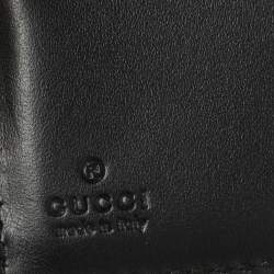 Gucci Black Guccissima Leather Bifold Wallet