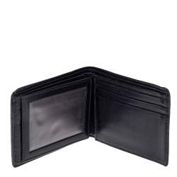 Gucci Black Guccissima Leather Bifold Wallet