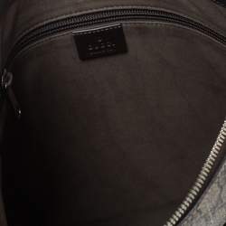 Pre Owned Gucci Ebony/Beige GG Supreme Canvas and Leather Messenger Bag
