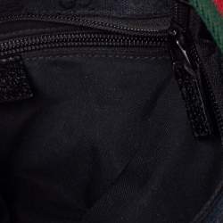 Gucci Navy Blue GG Canvas Small Vintage Web Messenger Bag