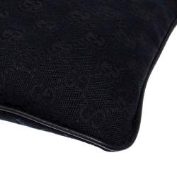 Gucci Navy Blue GG Canvas Small Vintage Web Messenger Bag