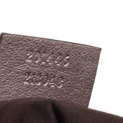 مملوكة مسبقًا Gucci Metallic Purple GG Imprime Messenger