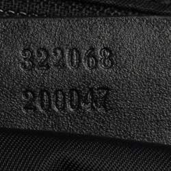 Gucci Black GG Supreme Canvas Messenger Bag