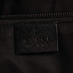 Gucci Black GG Supreme Canvas Messenger Bag