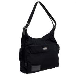 Gucci Black Nylon Messenger Bag