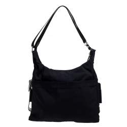 Gucci Black Nylon Messenger Bag