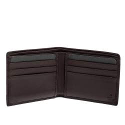 Gucci Beige/Ebony GG Canvas and Leather Horsebit Bifold Wallet