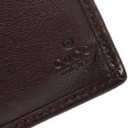 Gucci Beige/Ebony GG Canvas and Leather Horsebit Bifold Wallet