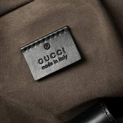 Gucci Beige/Black GG Supreme Canvas and Leather Eden Backpack