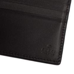 Gucci Beige GG Supreme Canvas Signature Web Bifold Wallet 