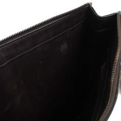 مملوكة مسبقًا حقيبة كلتش غوتشي ويب جلد ثعبان بيج