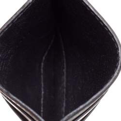 Pre Owned حافظة بطاقات غوتشي جلد ميكروغوتشيسيما أسود