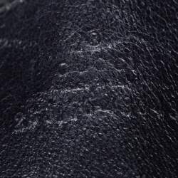 Pre Owned حافظة بطاقات غوتشي جلد ميكروغوتشيسيما أسود