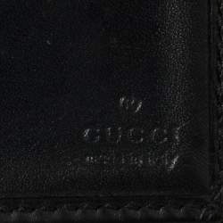 Gucci Beige/Navy Blue GG Canvas and Leather Bifold Wallet