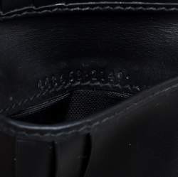 Pre Owned محفظة غوتشى ثنائية الطيه شعار جلد حمراء 