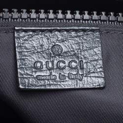 Gucci Black GG Supreme Canvas Medium Flat Messenger Bag