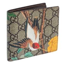 Gucci Multicolor Tian GG Supreme Canvas Bifold Wallet