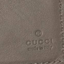 Gucci Turquoise Microguccissima Patent Leather Bifold Wallet