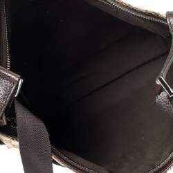 Gucci Beige/Brown GG Canvas and Leather Messenger Bag