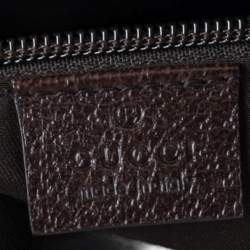 Gucci Beige/Brown GG Canvas and Leather Messenger Bag