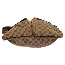 Pre Owned Gucci Beige GG Canvas Medium Messenger Bag