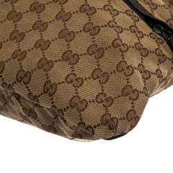 Pre Owned Gucci Beige GG Canvas Medium Messenger Bag