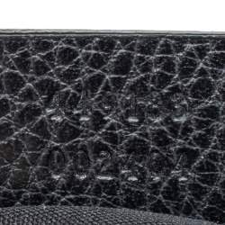 Gucci Black GG Nylon and Leather Messenger Bag