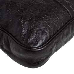 Gucci Dark Brown Guccissima Leather Business Briefcase Bag