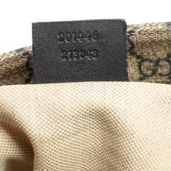 Gucci Navy Blue GG Supreme Canvas Messenger Bag
