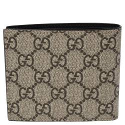 مملوكة مسبقًا Gucci Multicolor Tiger Print GG Supreme Canvas Bifold Wallet