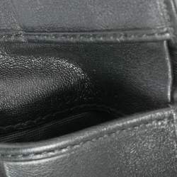 Gucci Black Guccissima Leather Web Bifold Wallet