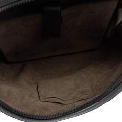 Gucci Beige/Black GG Supreme Canvas and Leather Backpack