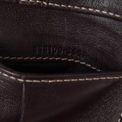 Gucci Beige/Brown GG Canvas And Leather Bar Bifold Wallet