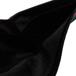 Gucci Black Guccissima Leather Web Bifold Wallet