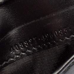 Gucci Black Guccissima Leather Web Bifold Wallet