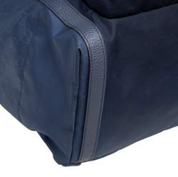 Pre Owned حقيبة ظهر غوتشي لايت جلد ونايلون غوتشيسيما أزرق