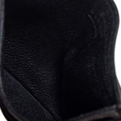Gucci Black Leather Interlocking G Logo Card Case 