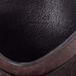 مملوكة مسبقًا حافظة بطاقات غوتشي جلد غوتشيسيما بني داكن