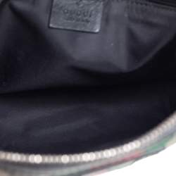 Gucci Beige/Black GG Supreme Canvas and Leather Vintage Web Messenger Bag